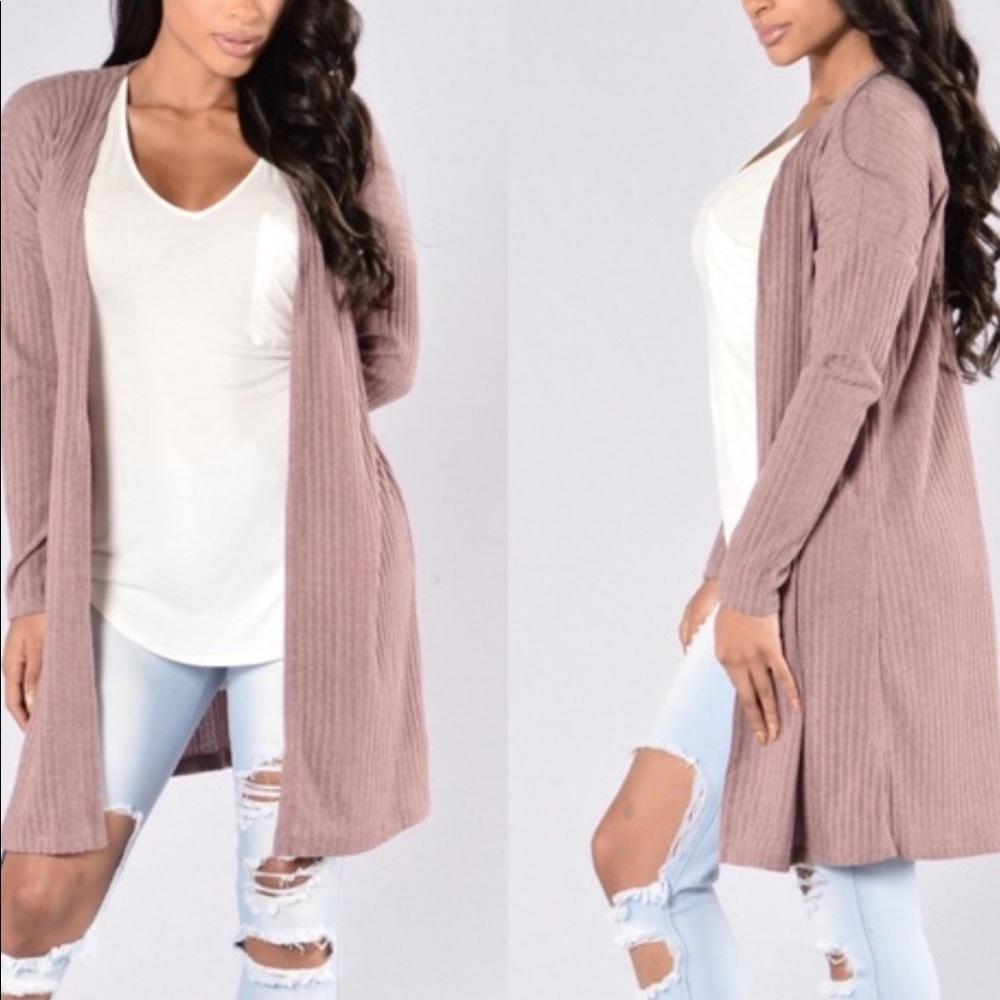 Mauve duster